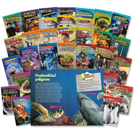 Shell Education Teacher Created Materials Informational Text Set, Spanish, Grade 5, 30 BK/ST, 30PK SHL20222